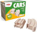 HABA Cars Expansion Set - 8 Pieces of Track - Sustainable Made from Recycled Wood - for Children from 2 Years