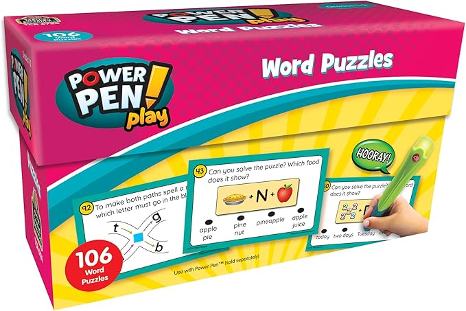Teacher Created Resources Power Pen Play: Word Puzzles Grades 1-2 (TCR6724)