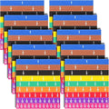 10 Sets Fraction Set for Math Classroom Fractions Manipulatives Math Manipulatives for Home School Supplies (Tiles)