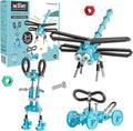 The Off Bits Erector Set: Animal Mini STEM Toys for Kids 6+, Toy Building Sets with Nuts & Bolts, STEM Building Toys Gifts for Boys and Girls (Blue Dragonfy)
