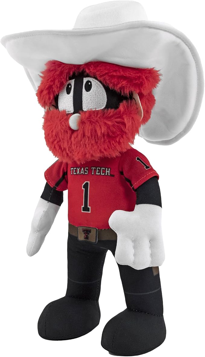 Bleacher Creatures Texas Tech Red Raiders Raider Red 10" Mascot Plush Figures - A Mascot for Play or Display