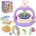 IQBOX Fabric Flower Bouquet Kit, Toys for Kids 4 5 6 7 8 Year Old – Build Your Own Flower Market, Open-Ended STEM DIY Craft Kits for Girls – Creative Birthday Gifts, Perfect for Preschool