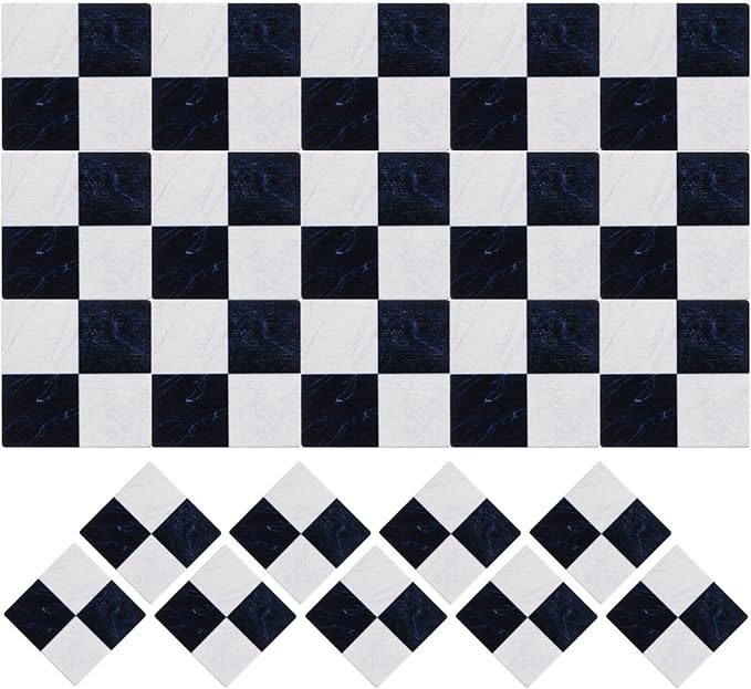 DOITOOL Miniature Dollhouse Flooring Mini Dollhouse Accessories, 27PCS Floor Sheet Wood Flooring Decorations, Doll House Furniture Accessories (s