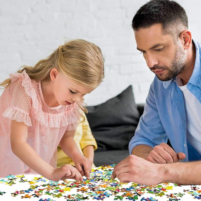GAYISIC Puzzles for Kids Ages 8-10, 96 Pieces Koala and 200 Pieces Elephant Jigsaw Puzzles Unique Irregular Pieces Gift for 4 6 8 10 Years Old Boys and Girl Birthday