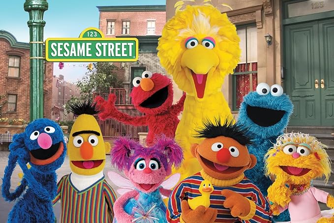 Sesame Street - Best Friends 36pc Floor Puzzle - Jigsaw Puzzle with Vibrant Artwork and Durable Pieces - Fun Family Activity, Brain Challenge, and Educational Entertainment for Kids, Teens, and Adults