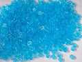 260 Piece Transparent Colors Building Plate Bulk, Round 1x1, Compatible with Lego Parts and Pieces: (Color:Transparent Light Blue)