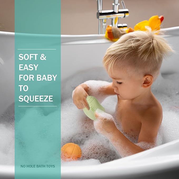 Sensory Balls for Babies,Ball for Toddlers 1-3, Soft & Textured Montessori Baby Toys 6 to 12 Months,Wheat Straw Soft Montessori Toys for Babies