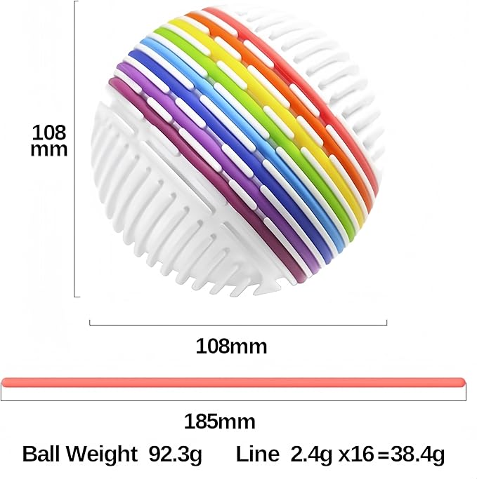 Sensory Activity Board Fidget Toy - Sensory Activity Ball Autism ADHD Toys for Kids - Anxiety Relief, Enhances Focus, Occupational Therapy, Quiet Toys with 16 Silicone Strips (Color Box Packing)