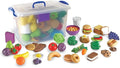 Learning Resources New Sprouts Classroom Play Food Set - Play Food for Toddlers, Toddler Learning Toys , Ages 18 Months +, 100 Pieces,