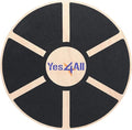 Yes4All Versatile Wooden Wobble Balance Board, Balance Trainer for Mobility Training, Standing Desk, Core Training, Exercise Balance Stability Trainer