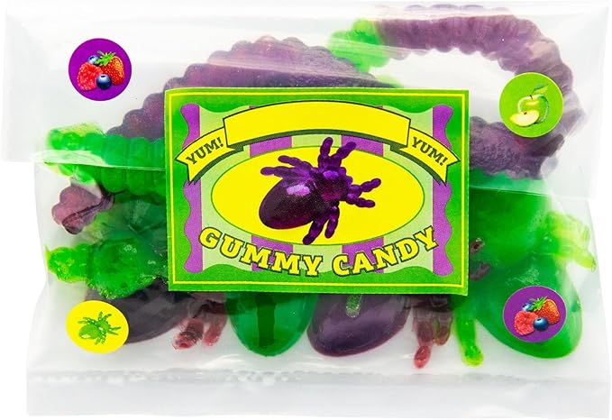 Thames & Kosmos Gross Gummy Candy Lab Worms & Spiders V2.0, Tasty Labs STEM Experiment Kit, Make Yummy Gummy Candies in Creepy Shapes, Explore Chemistry, Made in USA, Food Ingredients Included