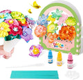 SkilLify Flower Craft Kits,DIY Paper Arts and Crafts Bouquet Toys for Kids, Create 3D Color Changing Blossoms, Educational Science Activity Preschool,Birthday Gifts for 4 5 6 7 8+Year Old Girls & Boys