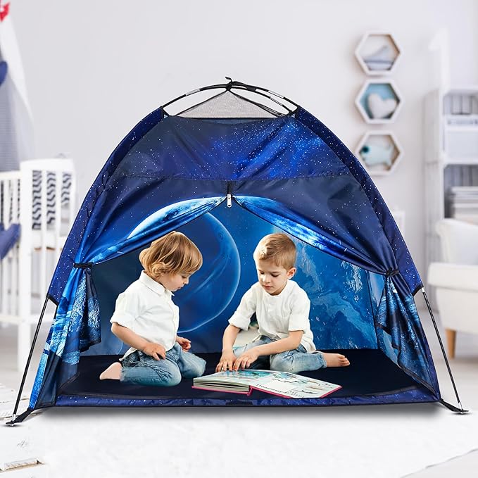 Kids Play Tent Lucky Castle Playhouse for Kid Easy Fun Dome Tent Camping Tent Indoor and Outdoor Imaginative Play Perfect Kid's Gift