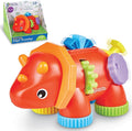 Learning Resources Tracy the Fidget Triceratops, Baby Toys, Sensory Toys For Toddlers, Fine Motor toys, Montessori Toys,1 Piece, Ages 18 Months+