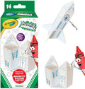 CreateOn Crayola Doodle Magnetic Tiles, Building Set for Kids, Magnetic Building Toys for Kids, STEM Travel Toys for Boys and Girls Ages 3+, 14-Piece Set (Doodle)