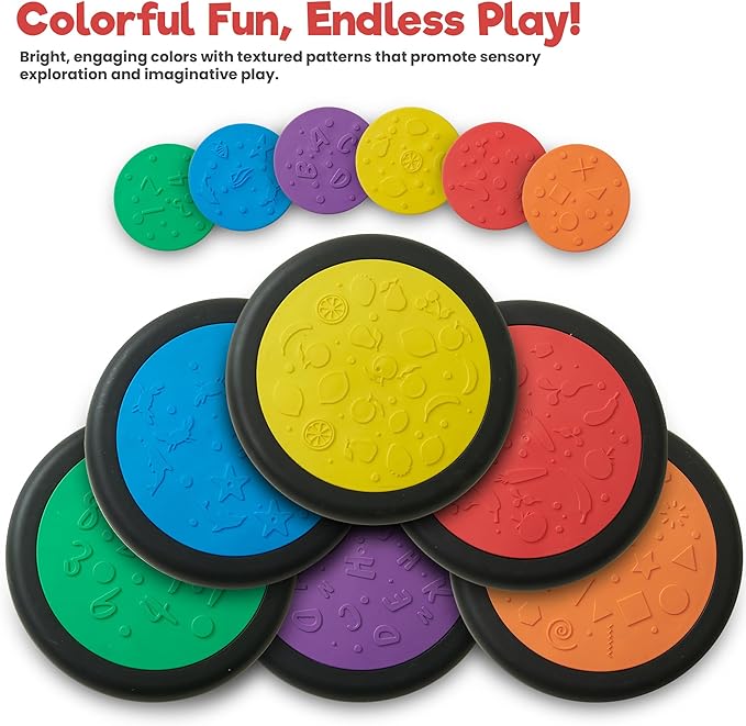 Stepping Stones – Indoor & Outdoor Obstacle Course Toys for Kids – Montessori Sensory & Motor Skill Development, Coordination & Active Play – Textured Educational Play Set
