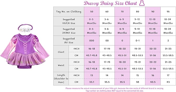 Dressy Daisy Princess Onesie Romper Fancy Dress Costume Halloween Birthday Bodysuit Outfit with Headband for Infant Baby Girl