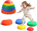 Balance Stepping Stones for Kids, 5pcs Sensory Stepping Stones, Indoor & Outdoor Obstacle Course Play Equipment, Enhances Toddler Gross Motor & Coordination Skills, Ages 3 4 5 6 7 8+