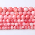 8MM 46PCS Pink Persian Jade Spacer Loose Beads for Jewelry Making DIY Bracelet Necklace