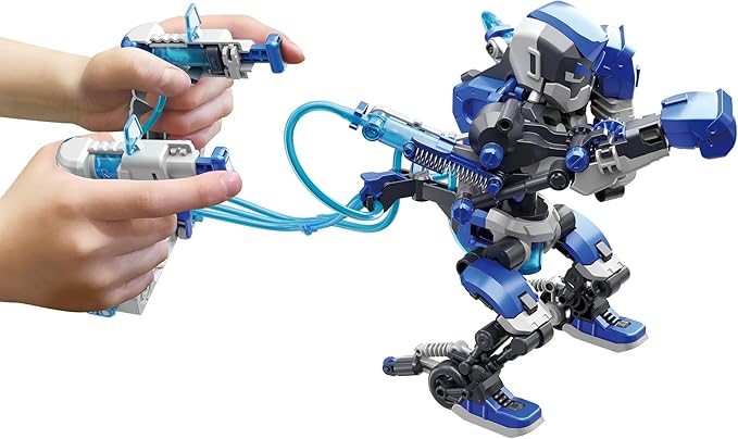 Thames & Kosmos Hydraulic Boxing Bots STEM Experiment Kit | Build Two Hydraulic-Powered Boxing Robots! | Explore Hydraulic, Water-Powered Systems | Challenge a Friend to a Robot Duel!