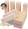 7Pcs Basswood Carving Blocks for Craft - Whittling Blocks for Beginner to Expert