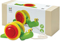 PlanToys® Snail Pull Toy for Toddlers | Eco-Friendly Wooden Toy for Fine Motor Skills & Coordination | Montessori Walking Toys for Babies