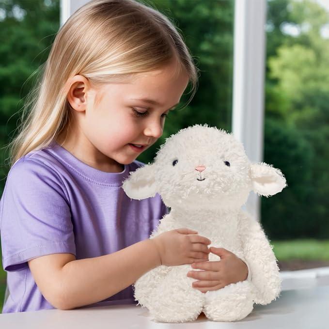 Stuffed Animals Sheep Plush Toys 11.8 inches Sheep Stuffed Animal Soft and Cuddly for Boys and Girls Doll Gift for Kids