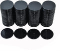 Smartdealspro Set of 100 25MM/1 Inch Opaque Plastic Learning Counting Counters Poker Chips (Black)
