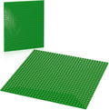 Classic Green Baseplates, 32x32 Studs Square Base Plates for Play or Display Bricks Creations, Compatible with Classic Legos, 10" x 10", Pack of 2, Perfect for Grass or Nature Landscapes