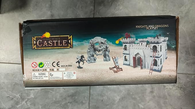 Mostop Medieval Castle Knight Toy Soldier Figures Army Men Toys, The Medieval Times Middle Ages Castle Building Toy Piracy Knight Action Figurines with with 20 Piracies, 12 Soldiers, 200 Mini Army Men