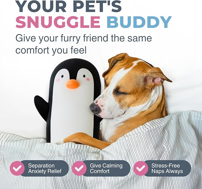 Penguin Plush Body Pillow for Kids | Long Stuffed Animal Cuddle Pillow | Soft Hugging Toy | Plushie Gift for Girls & Boys | Long Plush Body Pillow for Sleep & Comfort | Small, 23 Inches