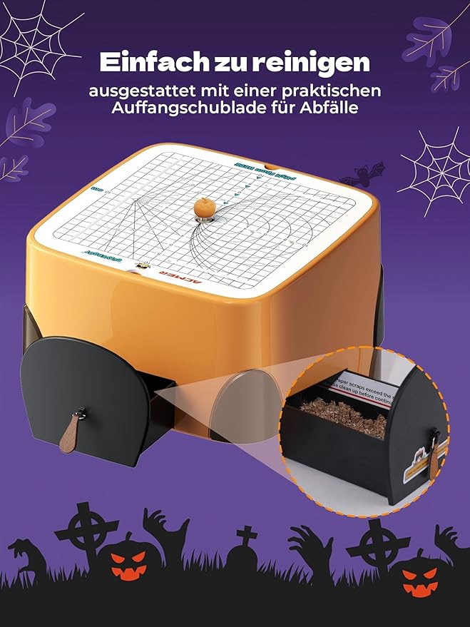 ACMER Cardboard Tools for Kids, Safe & Fun Cardboard Construction Tool Kit with Cute Pumpkin Design, Festive Gift Set for Family, Friends(Limited Halloween Edition)