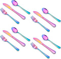 HaWare 12-Piece Kids Silverware, Stainless Steel Toddler Utensils Flatware Set, Preschooler Eating Utensils Includes 4 Spoons 4 Forks 4 Knives, Metal Children Cutlery for Home School, Mirror Finished