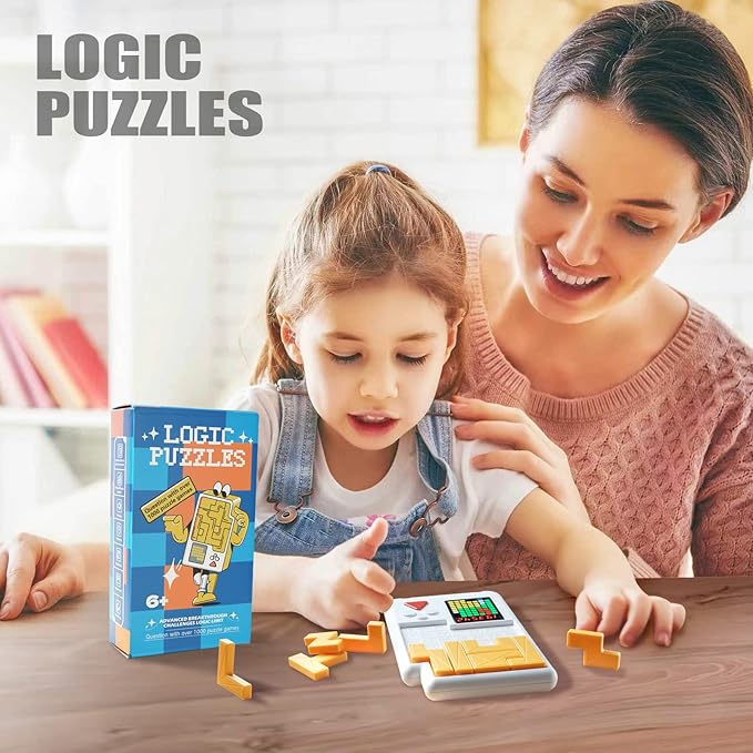 Super Brain Teaser Puzzle Games, Original 1000+ Challenges Brain Teaser Puzzle Games, STEM Toys for Kids & Teens, Travel Games Birthday Gifts for Boys Girls 15+