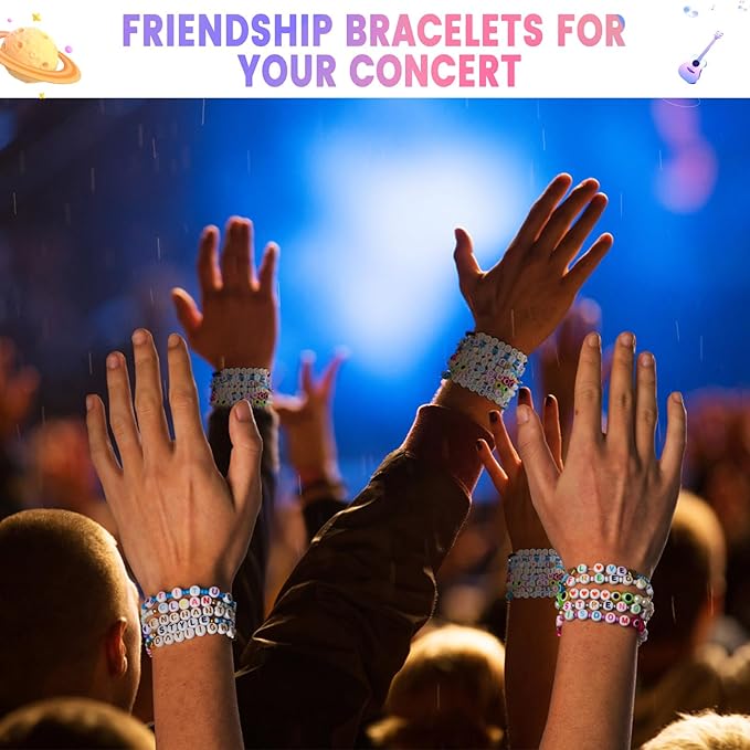 Goldwise Friendship Bracelet Kit 4 Boxes-13078 Pcs 72 Colors Bracelet Making Kits with Clay, Glass Seed and 3 Styles Letter Beads with Charms for DIY Craft Gift