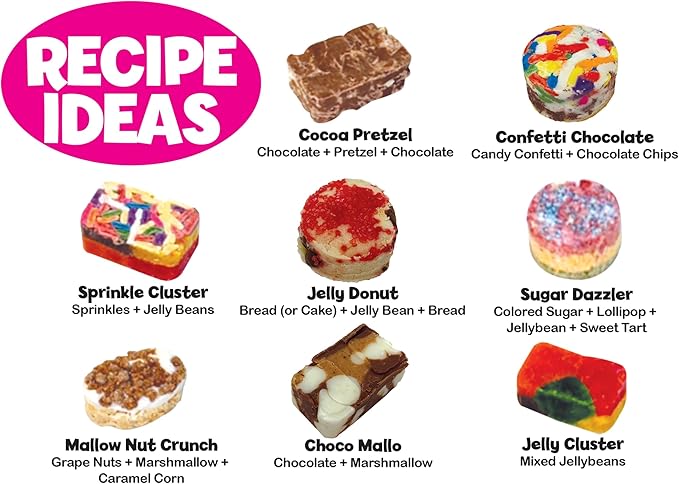 Candy Land Candy Factory; Press it, Pop it, Eat it! Recipes Included!