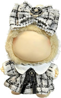 17cm Doll Clothes Set Luxurious Chic Fashion Ensemble with Stylish Accessories for Adorable 17cm Dolls Soft Fabric Dress-Up Sets with Playful Designs, Easy to Wear (Doll Not Included)