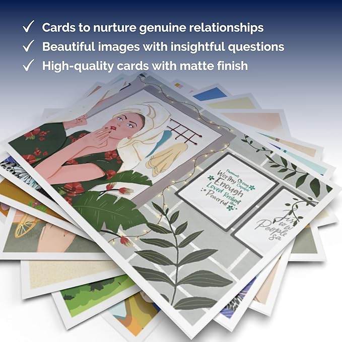 metaFox 'Where I Belong' deep pictures - 52 Coaching and Motivation Cards Set for Youth with Question - For Self-Reflection, Therapy, Relationship and Self-Awareness Game