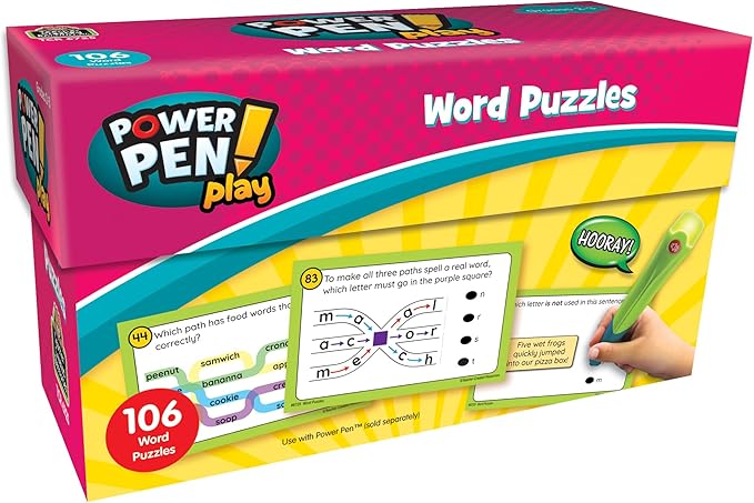 Teacher Created Resources Power Pen Play: Word Puzzles Grades 2-3 (TCR6725)