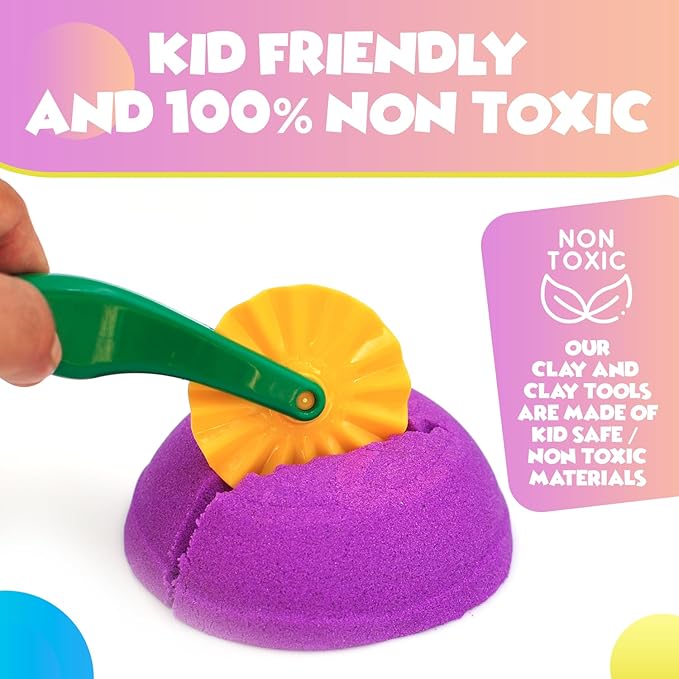 Clay and Play Dough Tools Six Piece Set - Ages 3 & Up DIMROM (6pcs)