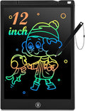 cimetech LCD Writing Tablet, 12 Inch Kids Toys Doodle Board, Toddler Toys for 3-8 Year Old Girls Boys, Travel Essentials Drawing Pad, No Mess Coloring Books (Black)