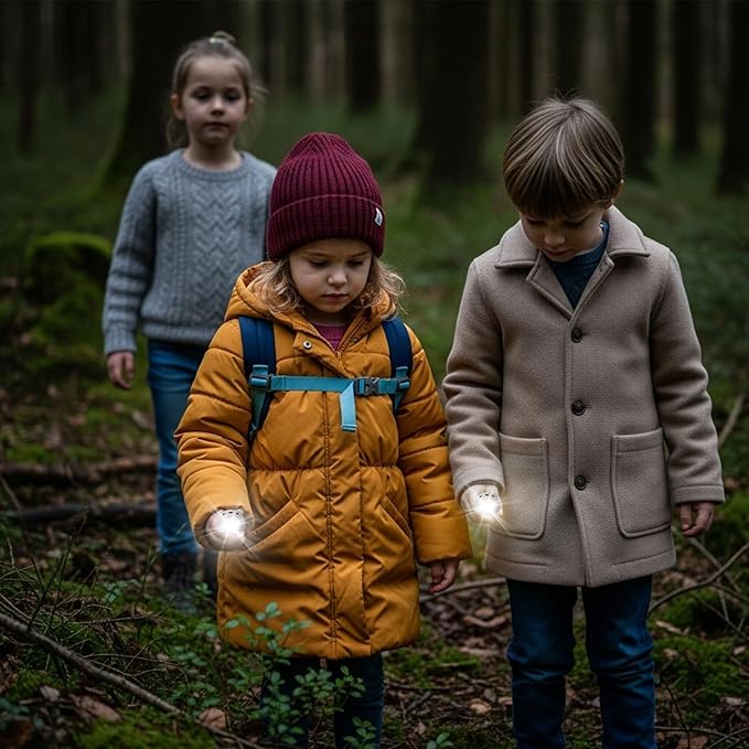 Tremdwoto Kids Flashlight Rechargeable, Small LED Turtle Child Flashlights, Birthday Gifts for Boys&Girls, Flash Light, Handheld Flashlights for Children, Turtle Toddler Flashlight for Camping, Home