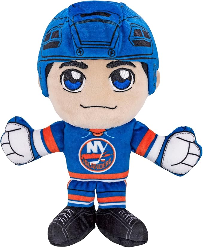 Bleacher Creatures New York Islanders Player 8" NHL Kuricha Sitting Plush - Soft Chibi Inspired NHL Player