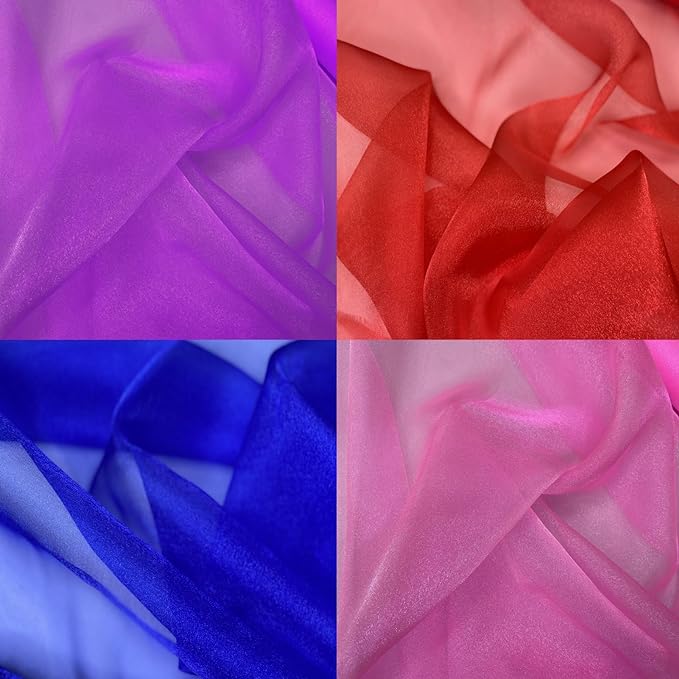 Juggling Scarves, 12 PCS Dance Scarves for Kids Play Silk Scarve for Toddlers Children Movement Music Scarf Magic Tricks Performance Props Accessories Rhythm Band Scarfs 12colors 24 inches