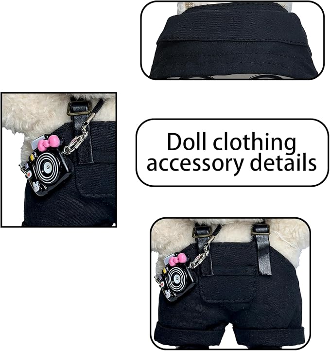 17cm Doll Clothes Set Fashion Doll Clohtes with Accessories of Doll Clothing Suitable for Various Outfits of Dolls (Style E)