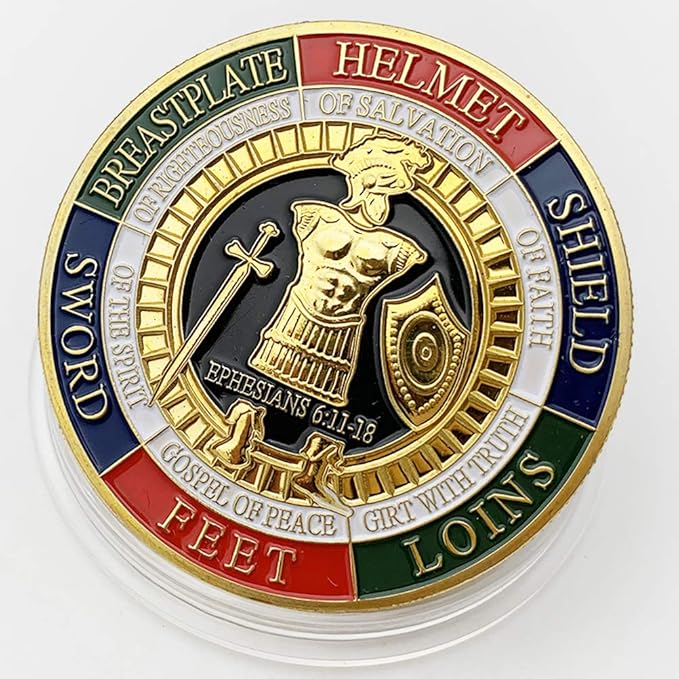 Armor of God Challenge Coin Collector's Medallion (Single Coin)