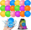 18Pcs Reusable Water Balloons for Kids, Pool Beach Water Toys for Boys and Girls, Outdoor Summer Toys for Kids Ages 3-12
