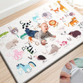 Premium Foam Baby Play Mat 74" x 50" – Removable & Machine Washable Cover, Extra Thick Padding Playpen Mat, Non-Slip Crawling Mat, Easy to Clean for Infants, Toddlers & Babies