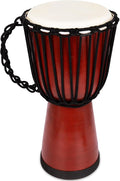 ArtCreativity 16 Inch Wooden Djembe Drum Set with Sticks, Rustic Brown Wood African Drum Design, Fun Musical Instrument for Kids and Adults, Great Gift Idea