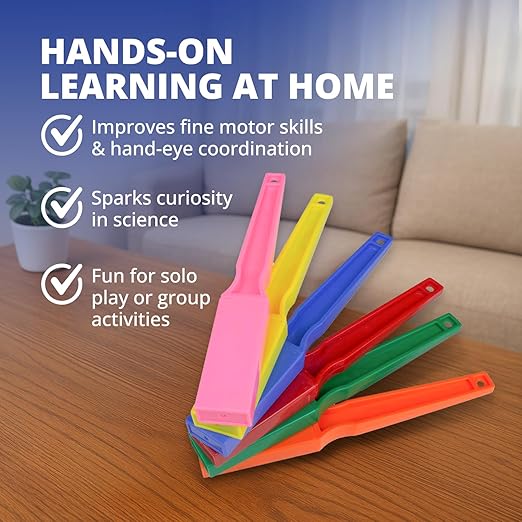 United Scientific™ STEM Magnetic Wands - Magnet Wand for Magnets Science Experiments, Science Games, STEM Activities for Classroom, Homeschool Supplies - Magnetic Wand, 6 Pieces